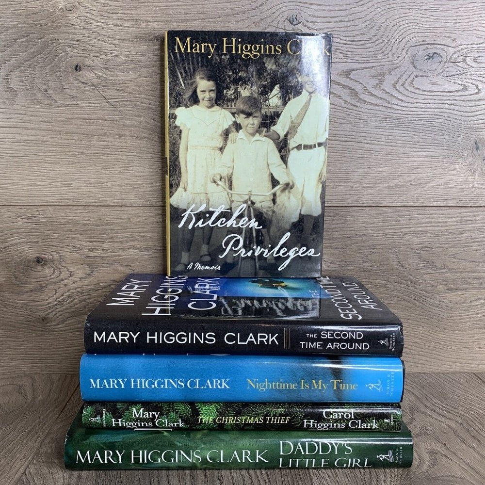 Mary Higgins Clark Lot of 5 Hardcover Daddy’s little girl kitchen privileges…